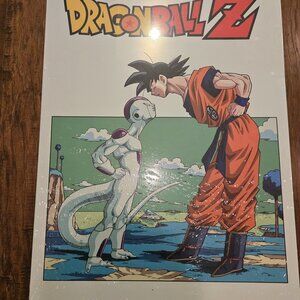 New Dragonball Z metal poster (with small dent)